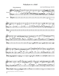 Kleinere Orgelwerke ohne Opuszahl in Auswahl von Josef Gabriel Rheinberger (Download) 