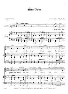 Silent Noon von Ralph Vaughan Williams 