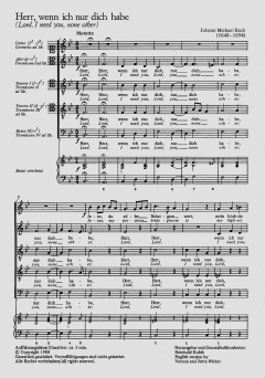 Herr, wenn ich nur dich habe (Johann Michael Bach) 