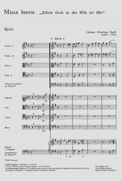Missa brevis (Johann Nikolaus Bach) 