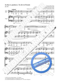 In thee is gladness (In dir ist Freude) D-Dur von Giovanni Giacomo Gastoldi (Download) 