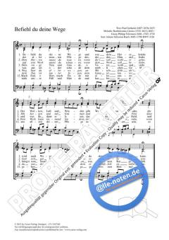 Befiehl du deine Wege dorisch BWV 1126 (J.S. Bach) 