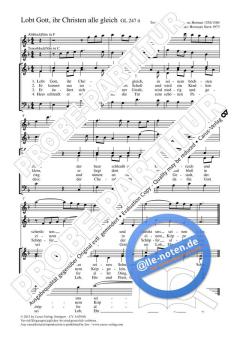 Lobt Gott, ihr Christen alle gleich F-Dur (1973) von Hermann Stern (Download) 
