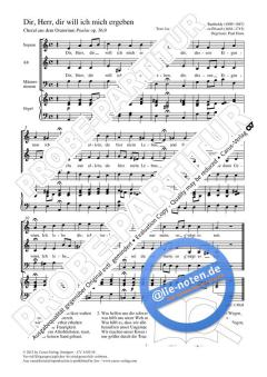 Dir, Herr, dir will ich mich ergeben a-Moll op. 36, 9 von Felix Mendelssohn Bartholdy (Download) 
