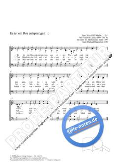 Es ist ein Ros entsprungen F-Dur (Michael Praetorius) 