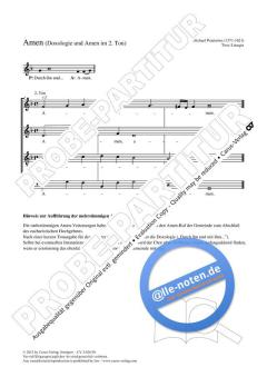 Amen von Michael Praetorius (Download) 