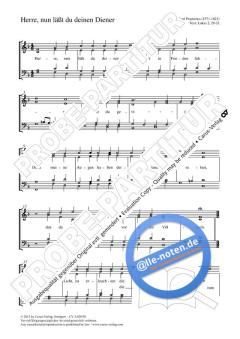 Herre, nun läßt du deinen Diener F-Dur von Michael Praetorius (Download) 