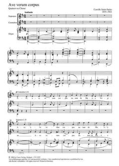 Ave verum corpus von Camille Saint-Saëns (Download) 
