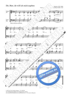 Dir, Herr, dir will ich mich ergeben B-Dur WAB 12 von Anton Bruckner (Download) 