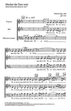 Machet die Tore weit (Friedrich Zipp) 