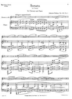 Sonata in F Minor Op.120 No. 1 von Johannes Brahms 