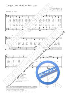 O ewger Gott, wir bitten dich C-Dur (2012) von Peter Schindler (Download) 