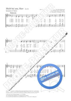Bleib bei uns, Herr Es-Dur (2012) von Alexander L'Estrange (Download) 