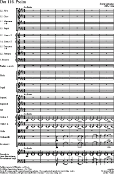 Der 116. Psalm von Franz Schreker (Download) 