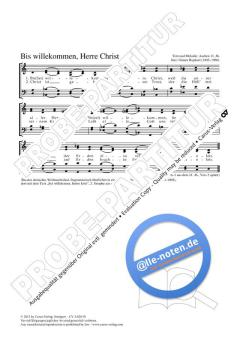 Bis willekommen, Herre Christ dorisch von Günter Raphael (Download) 