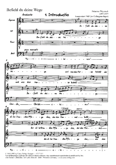 Befiehl du deine Wege (Johannes Weyrauch) 