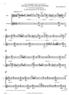Songs Of The Mouse People von Martin Bresnick 