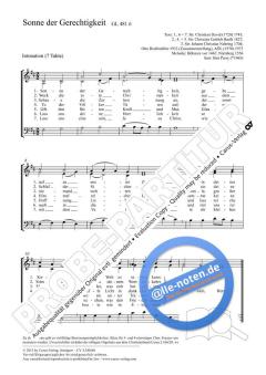 Sonne der Gerechtigkeit D-Dur (2012) von Ben Parry (Download) 