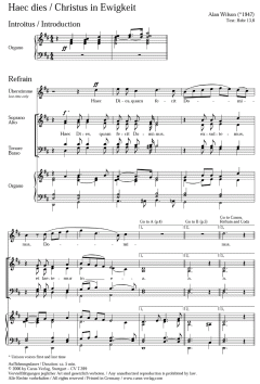 Haec dies / Christus in Ewigkeit von Alan Wilson (Download) 