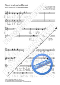 Singet frisch und wohlgemu F-Dur von Diethard Hellmann (Download) 