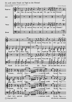 Ich werfe meine Freude wie Vögel von J. Hartmut Burgmann (Download) 