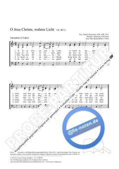 O Jesu Christe, wahres Licht F-Dur von Max Beckschaefer (Download) 