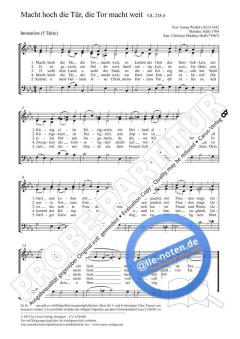 Macht hoch die Tür, die Tor macht weit von Christian Heiß (Download) 