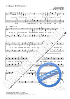 Il est né, le divin Enfant G-Dur von Alain Langrée (Download) 