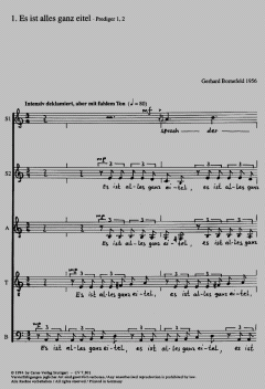 Es ist alles ganz eitel (Gerhard Bornefeld) 
