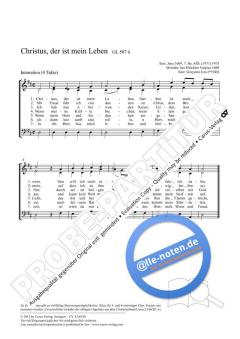 Christus, der ist mein Leben D-Dur (2012) (Grayston Ives) 