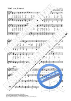 Veni, veni, Emanuel d-Moll (Download) 