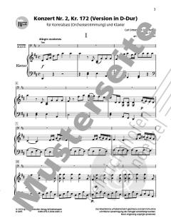 Konzert Nr.2 Kr. 172 (Version in D-Dur) von Carl Ditters von Dittersdorf 