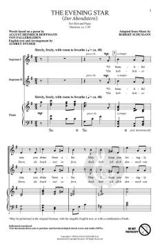 The Evening Star von Robert Schumann (Download) 