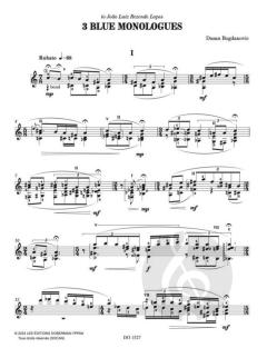 3 Blue Monologues von Dusan Bogdanovic 