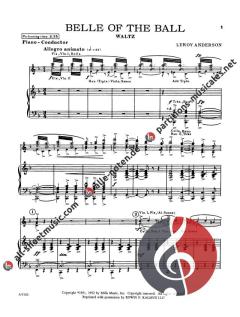Belle of the Ball for Orchestra von Leroy Anderson 