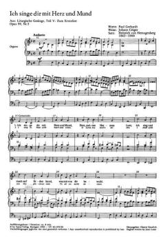 Ich singe dir mit Herz und Mund op. 99, 5 (Heinrich v. Herzogenberg) 