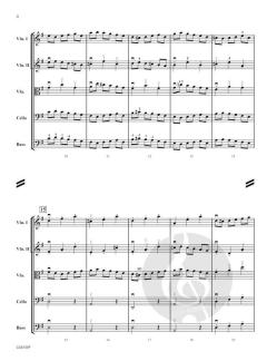 Brandenburgisches Konzert Nr. 3 von Johann Sebastian Bach 