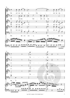 Dixit Dominus für Soli (SSATB), Chor und Klavier von Marianna Martines 