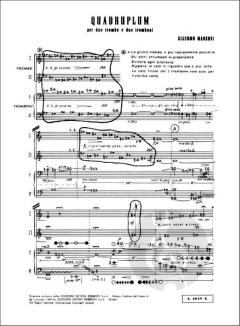 Quadruplum von Giacomo Manzoni 