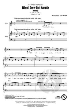 When I Grow Up / Naughty von Tim Minchin (Download) 