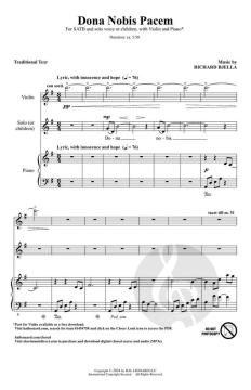 Dona Nobis Pacem von Richard Bjella (Download) 