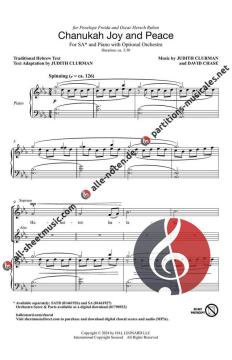 Chanukah Joy and Peace von David Chase (Download) 