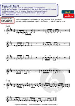 Schule für Trompete in Bb, Horn in F, Euphonium in Bb Band 3 von Norbert Engelmann (Download) 