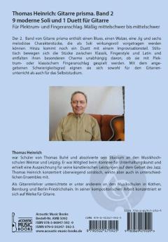 Gitarre prisma  2 - 9 moderne Soli und 1 Duett für Gitarre von Thomas Heinrich 