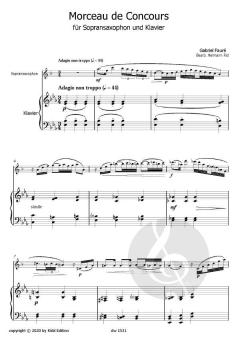 Morceau de Concours von Gabriel Fauré 