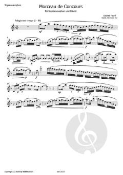 Morceau de Concours von Gabriel Fauré 