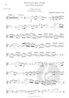 Kleine Suite Opus Voyage von Raphaelle Zaneboni 