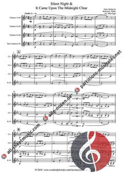 Silent Night/It came upon the Midnight Clear von Franz Xaver Gruber (Download) 