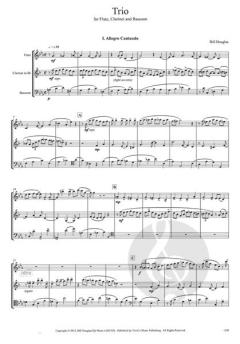 Trio for Flute, Clarinet, and Bassoon von Bill Douglas 