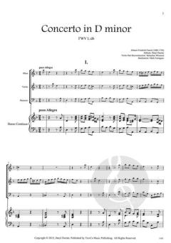 Concerto d-moll von Johann Friedrich Fasch 